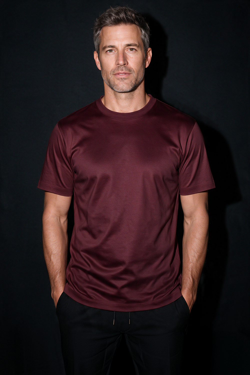 Burgundy Imperial Tee