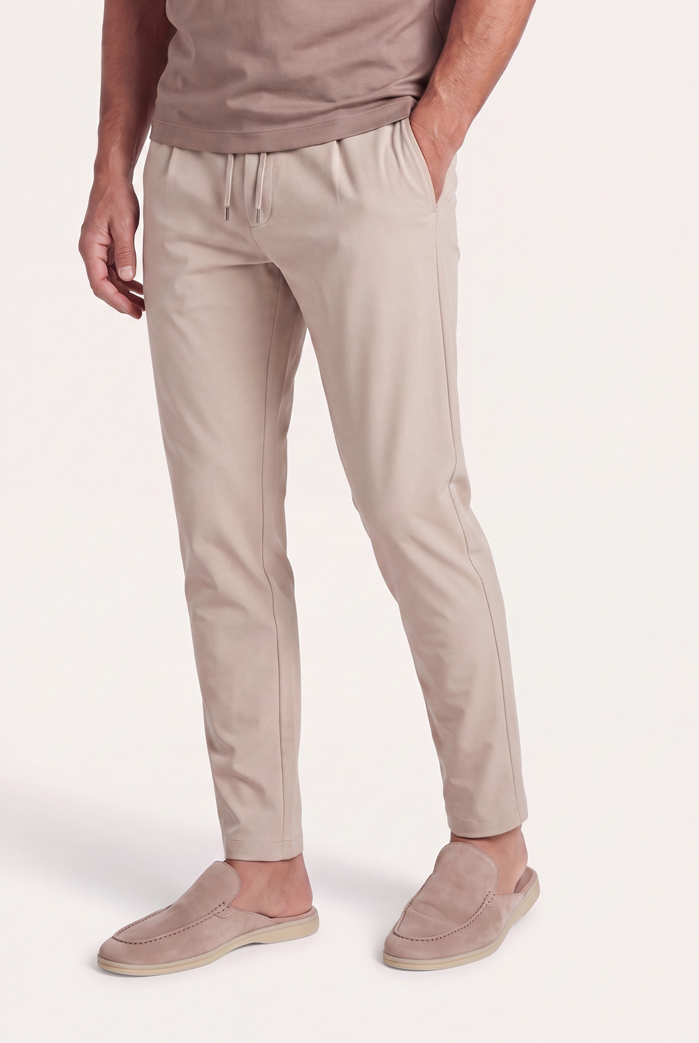 Beige Sarh Pantalon