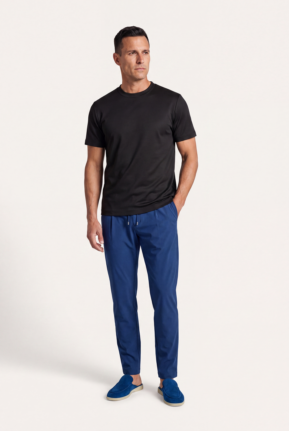 Blue Sarh Pantalon
