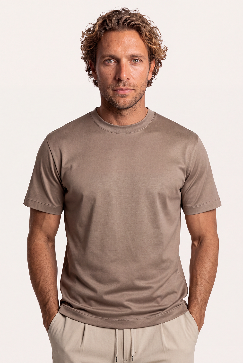 Taupe Imperial Tee