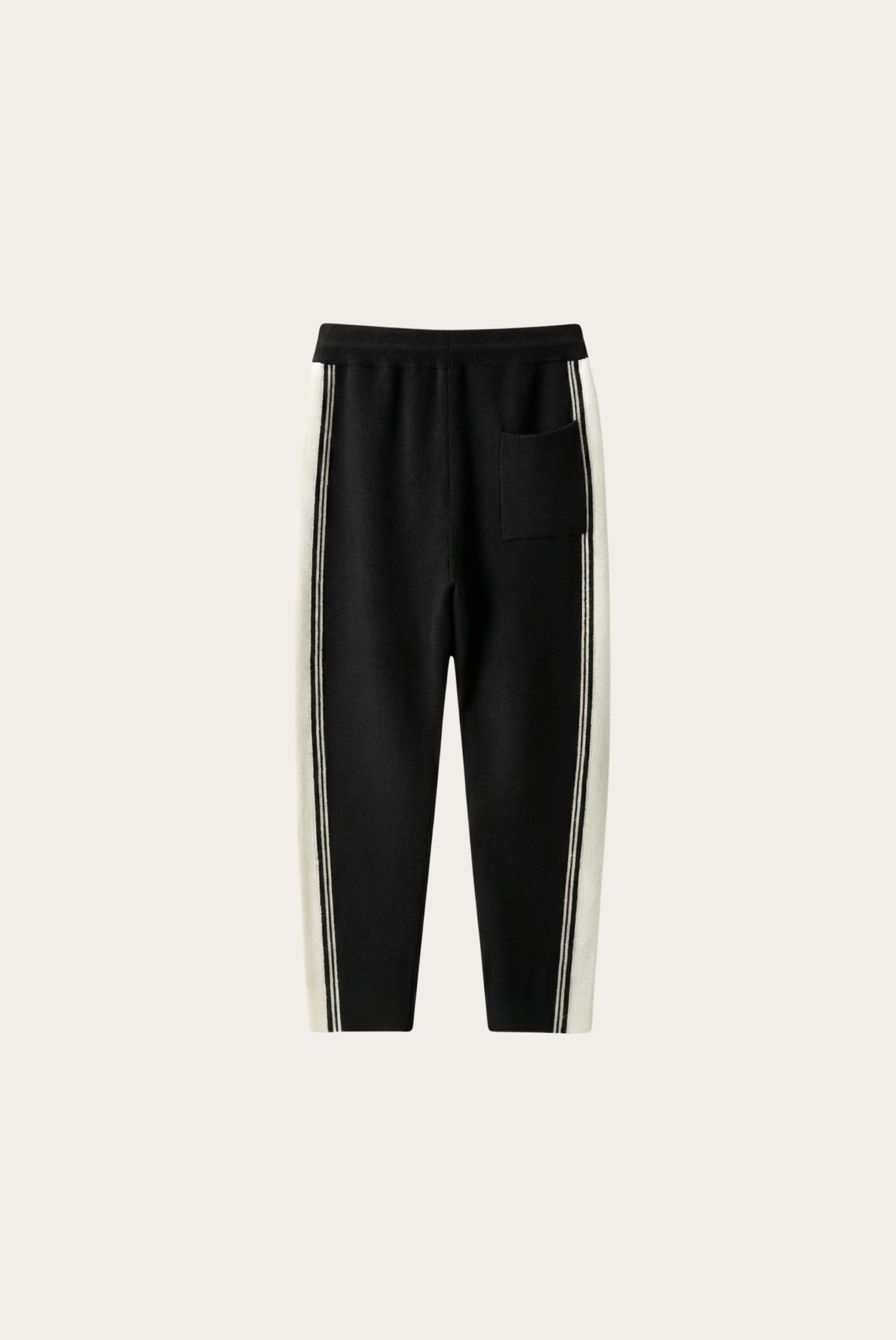 Black Merino Wool Pants