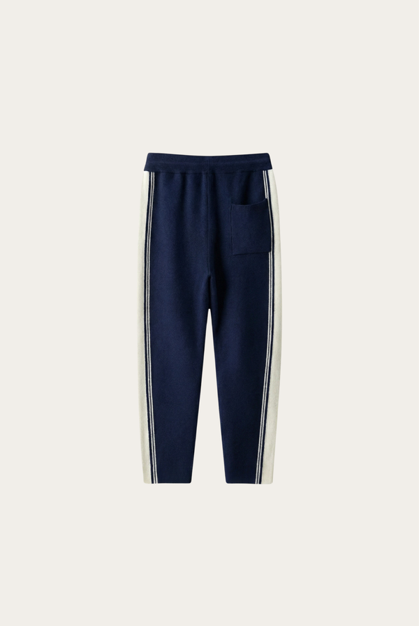 Navy Merino Wool Pants