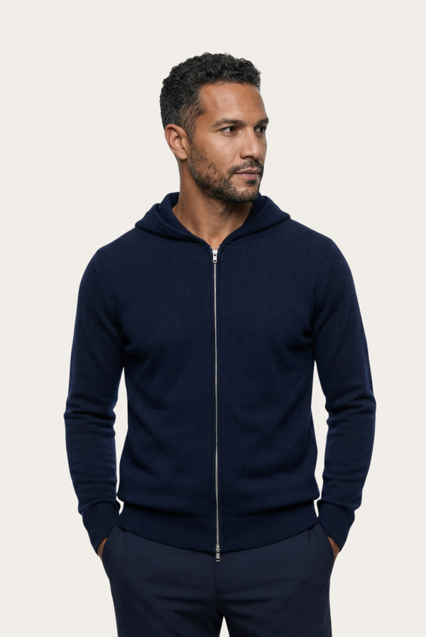 Navy Cashmere Vest