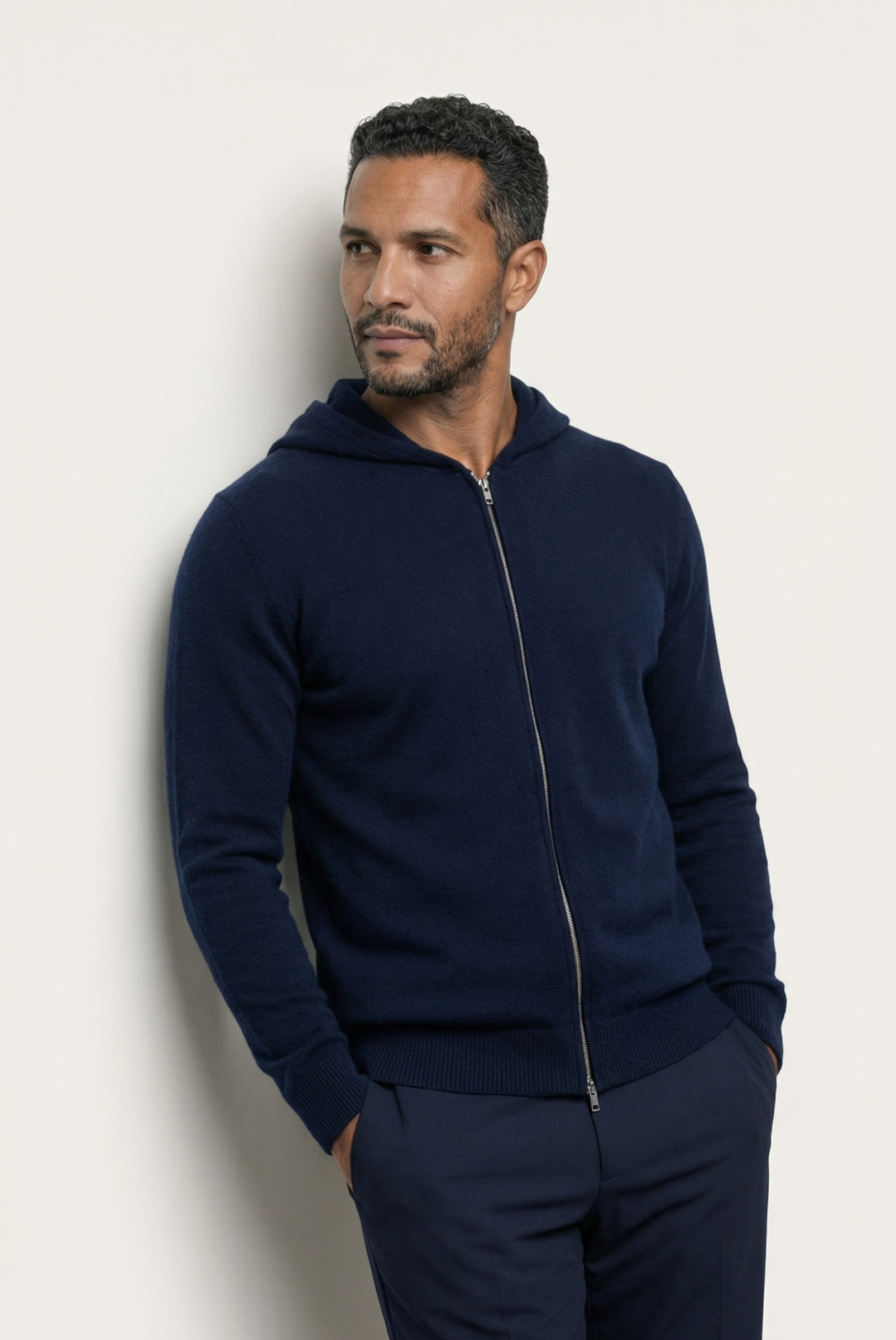 Navy Cashmere Vest