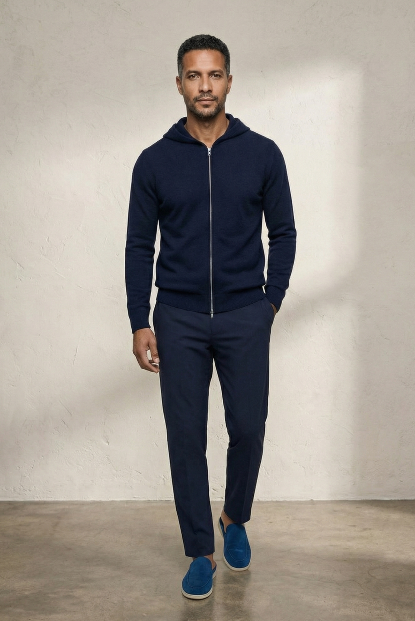 Navy Cashmere Vest