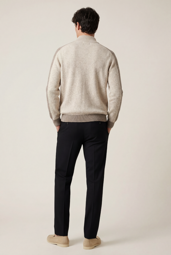 Beige Donati Cashmere Cardigan