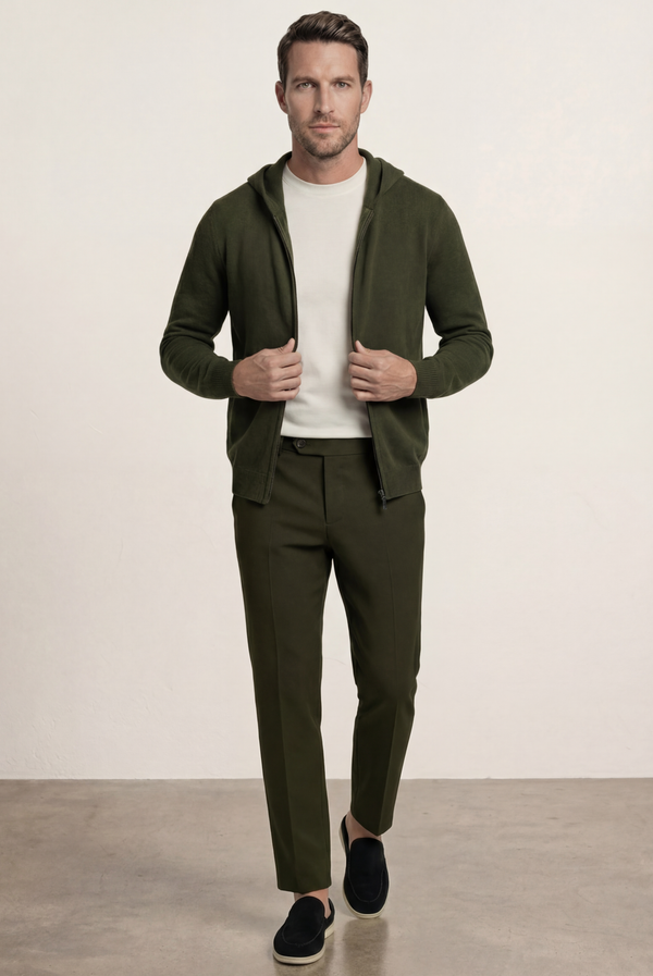 Olive Cashmere Vest