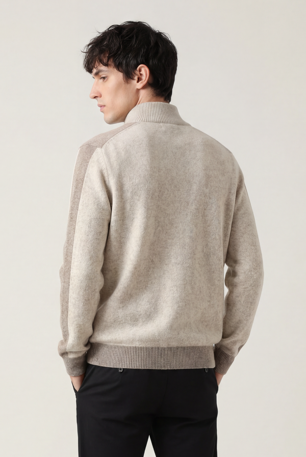 Beige Donati Cashmere Cardigan