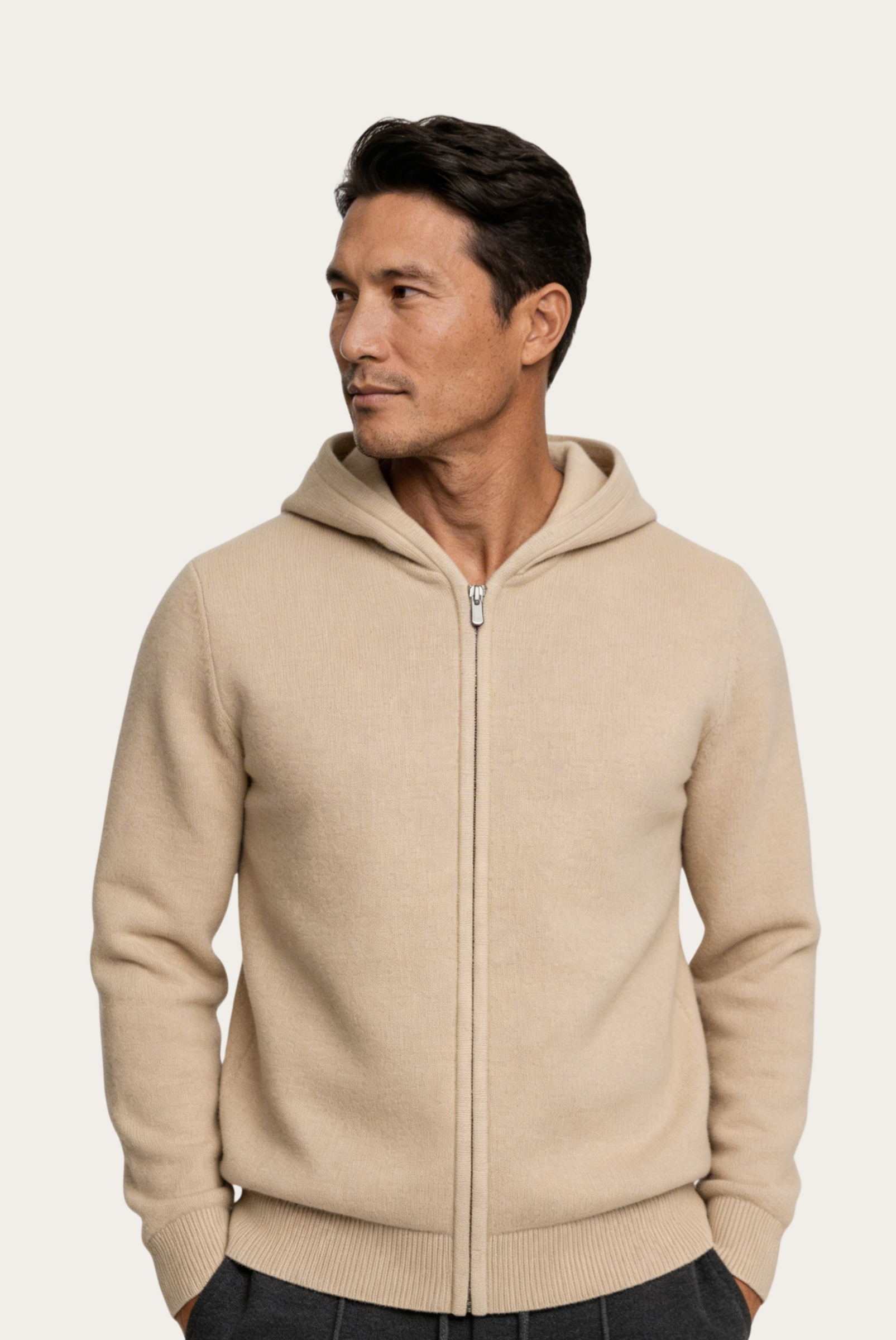 Sand Cashmere Vest