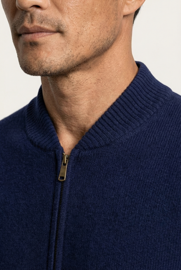 Navy Blue Cashmere Jumper