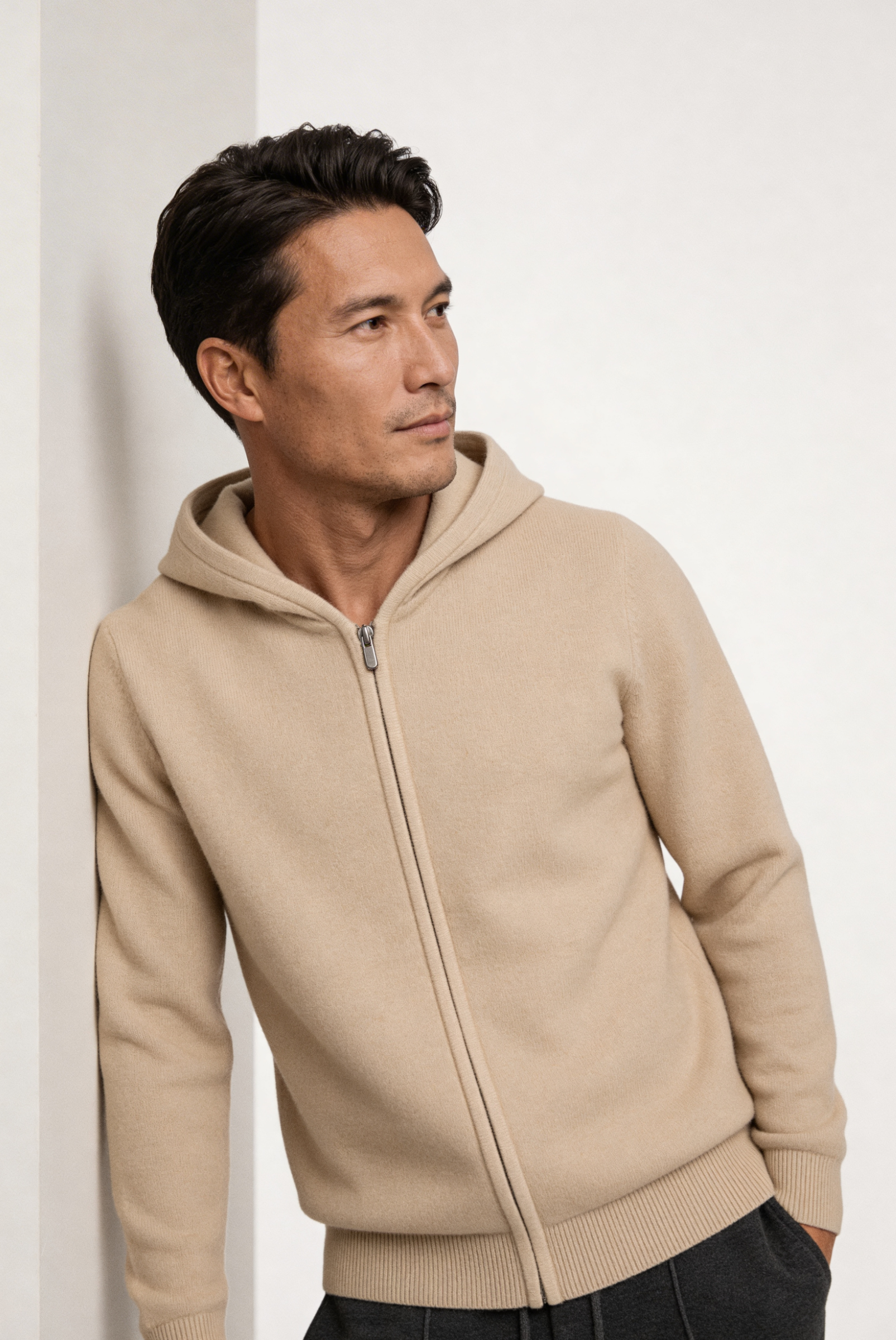Sand Cashmere Vest