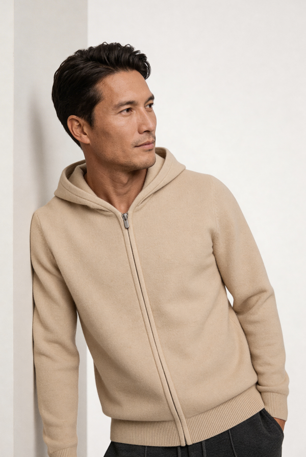 Sand Cashmere Vest