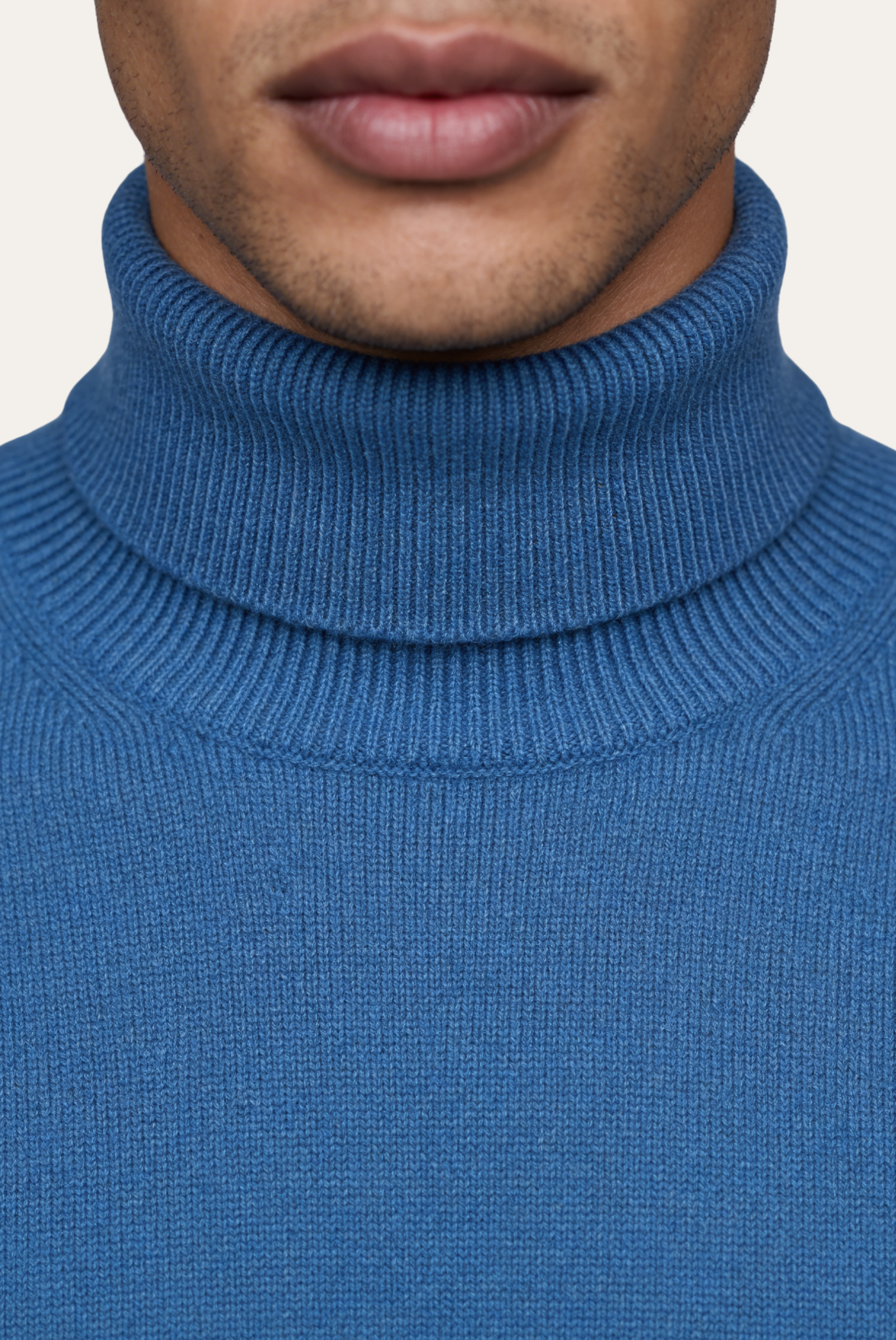 Sky Cashmere Turtleneck