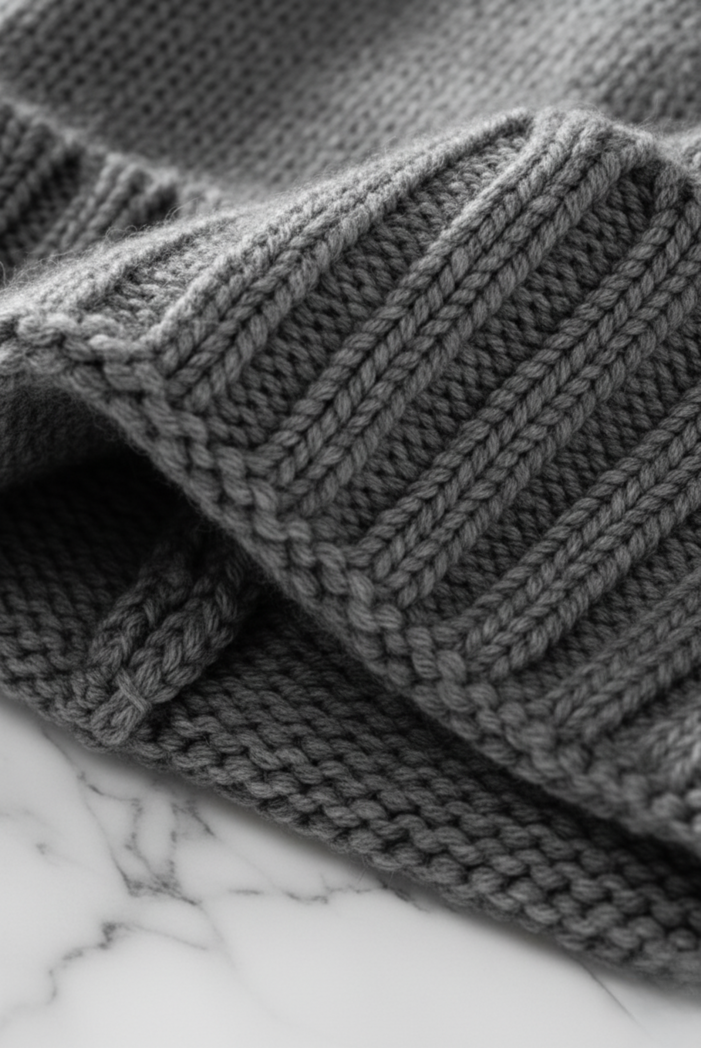 Charcoal Cashmere Beanie