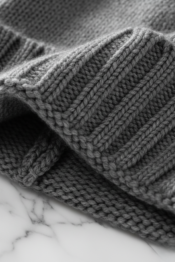 Charcoal Cashmere Beanie