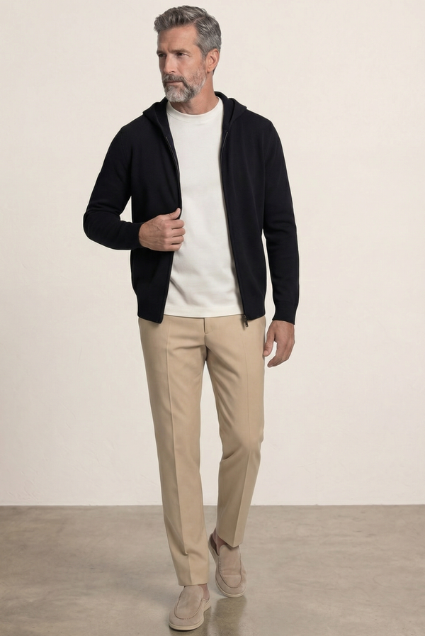 Black Cashmere Vest