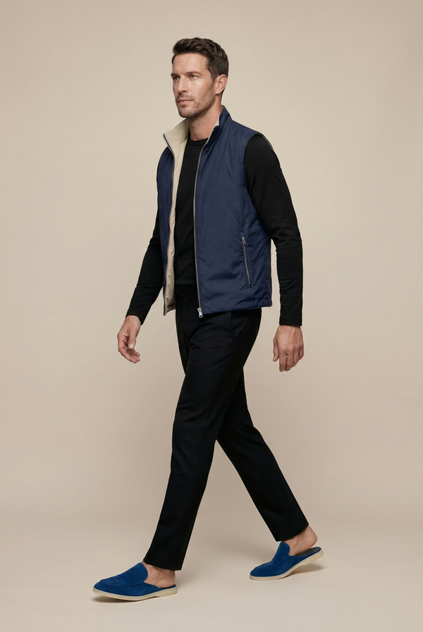 Navy Engineered Gilet