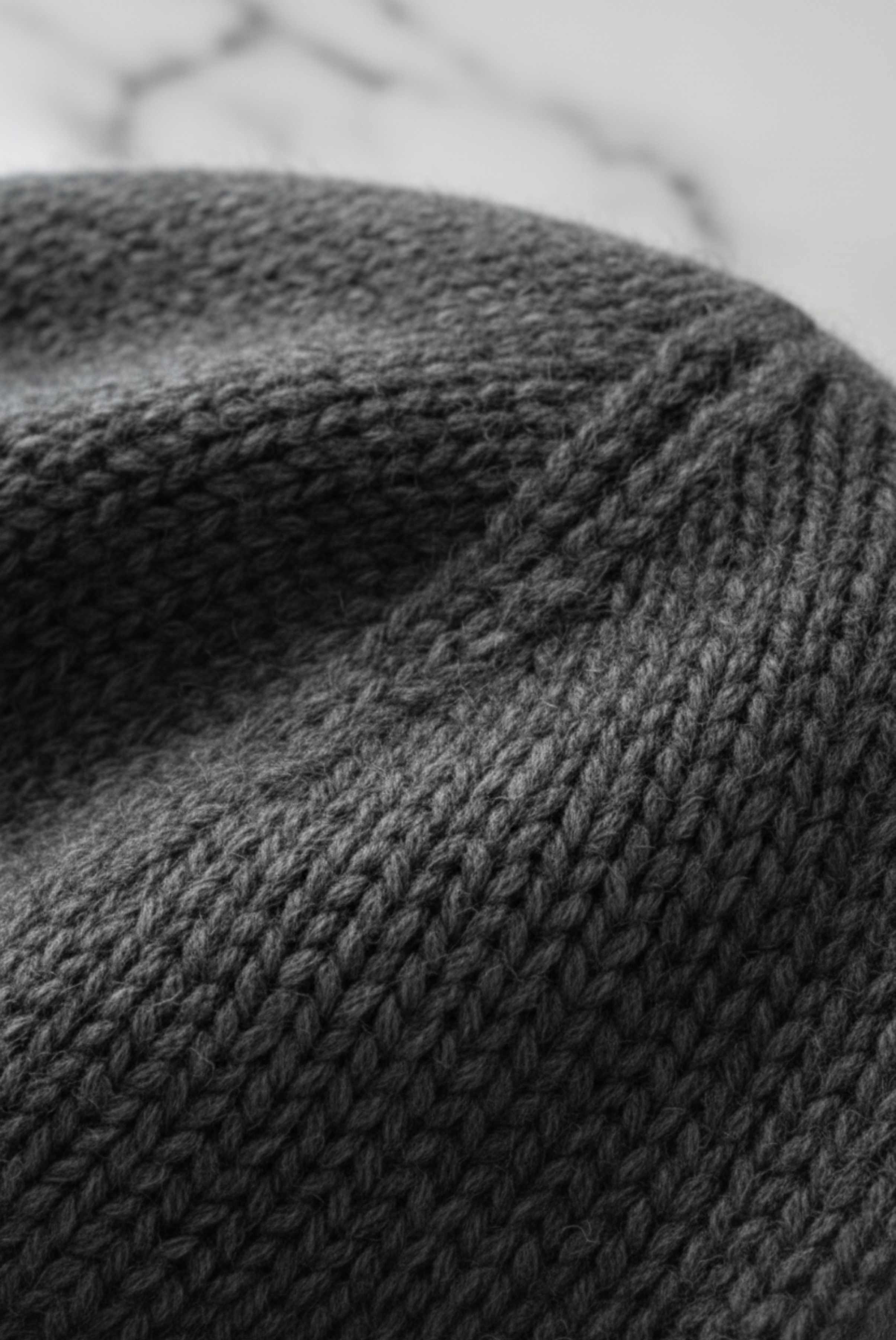Charcoal Cashmere Beanie