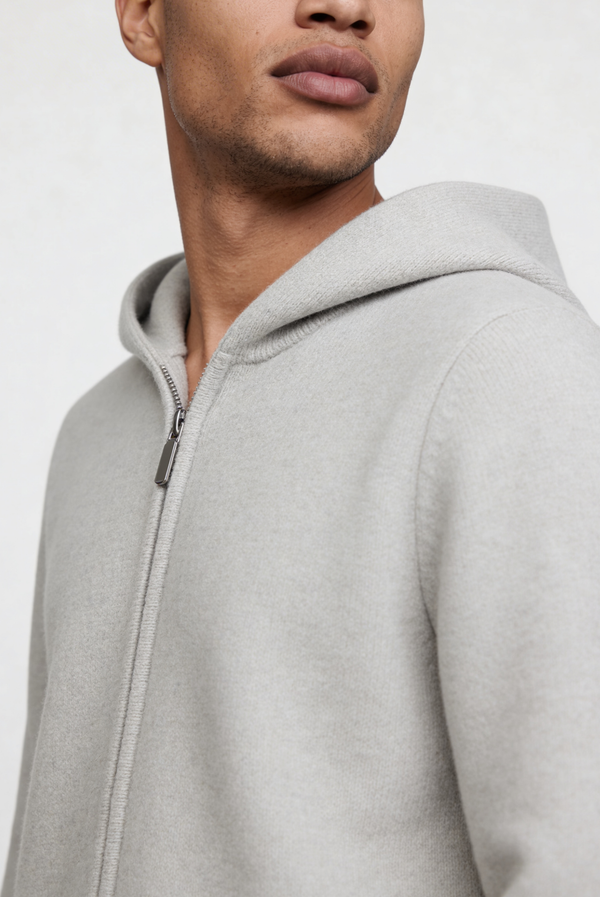 Grey Cashmere Vest