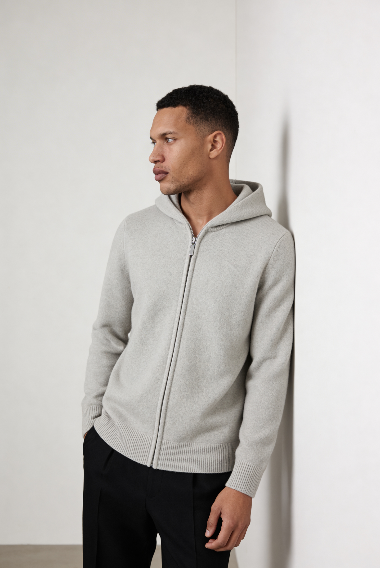 Grey Cashmere Vest