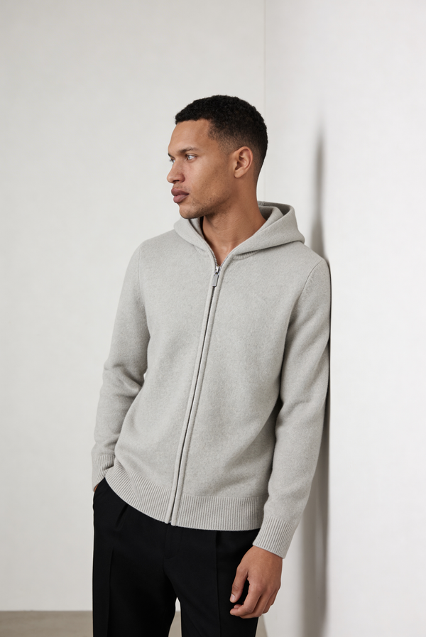 Grey Cashmere Vest