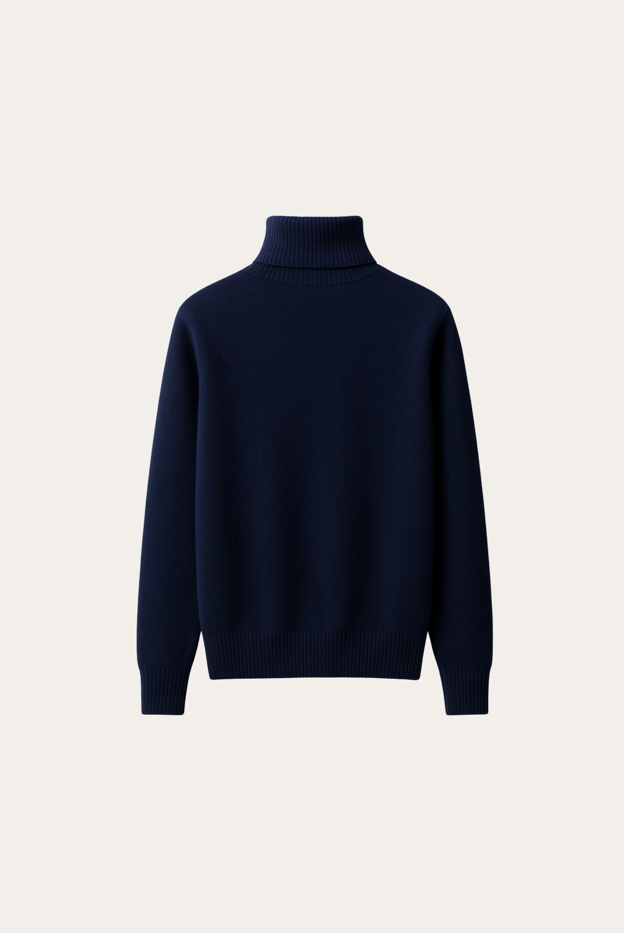 Navy Cashmere Turtleneck