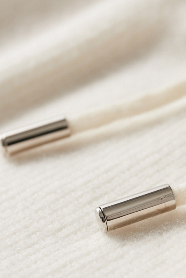 White Wool Jogger Set