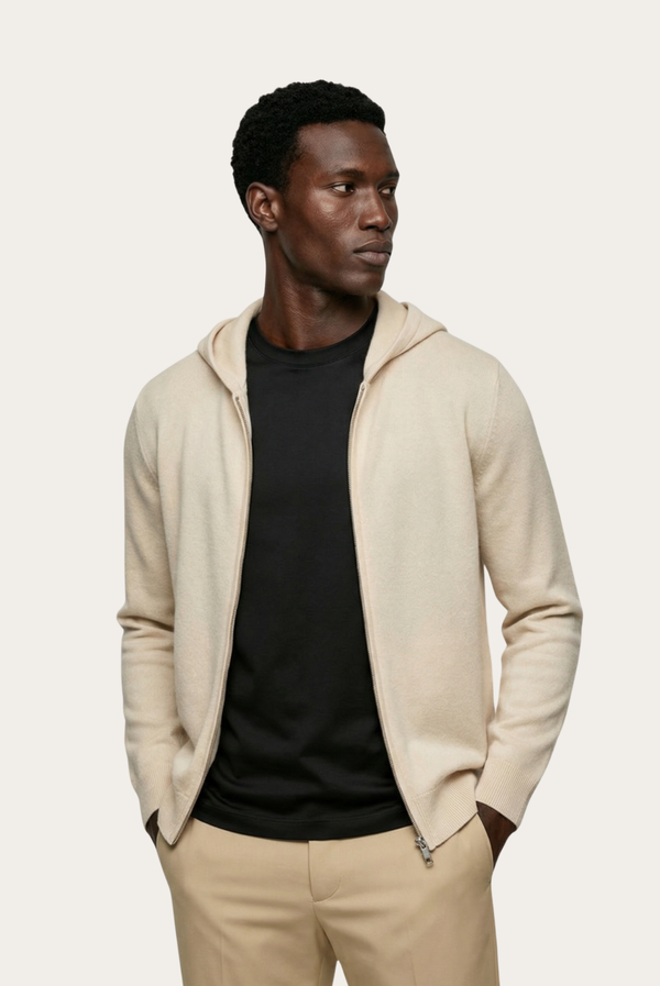 Creme Cashmere Vest