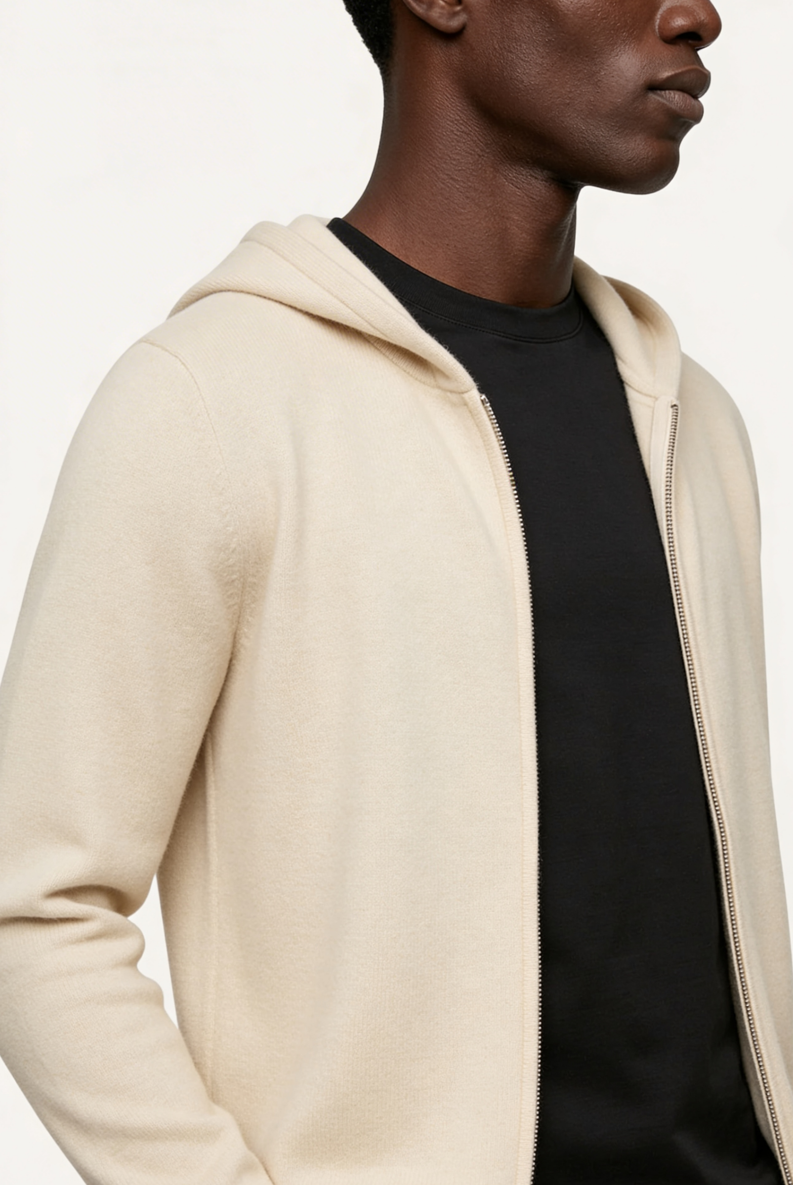 Creme Cashmere Vest