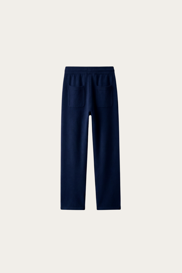Navy Wool Lounge