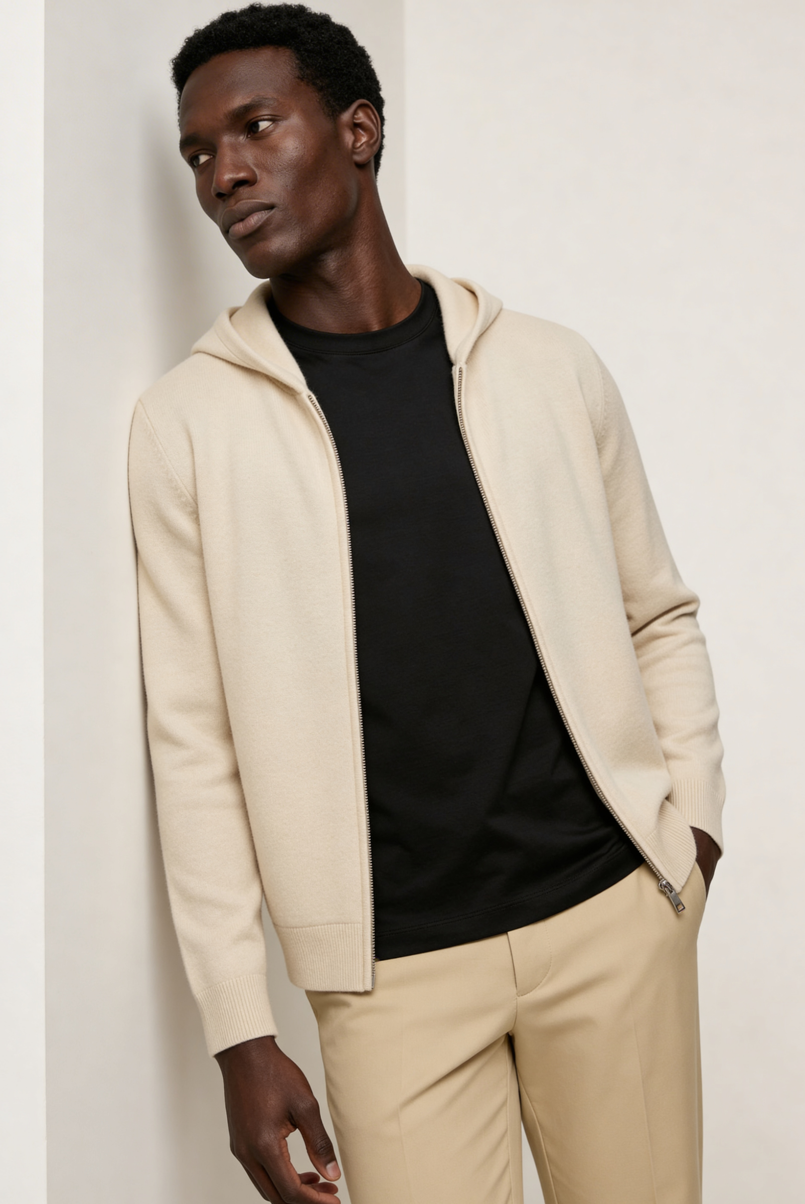 Creme Cashmere Vest