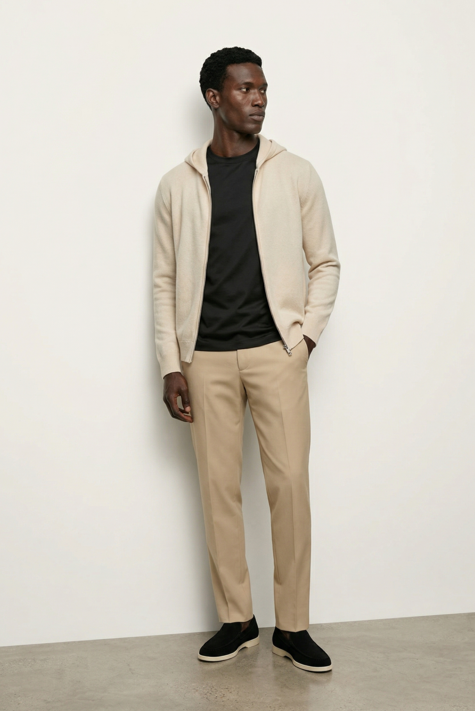 Creme Cashmere Vest
