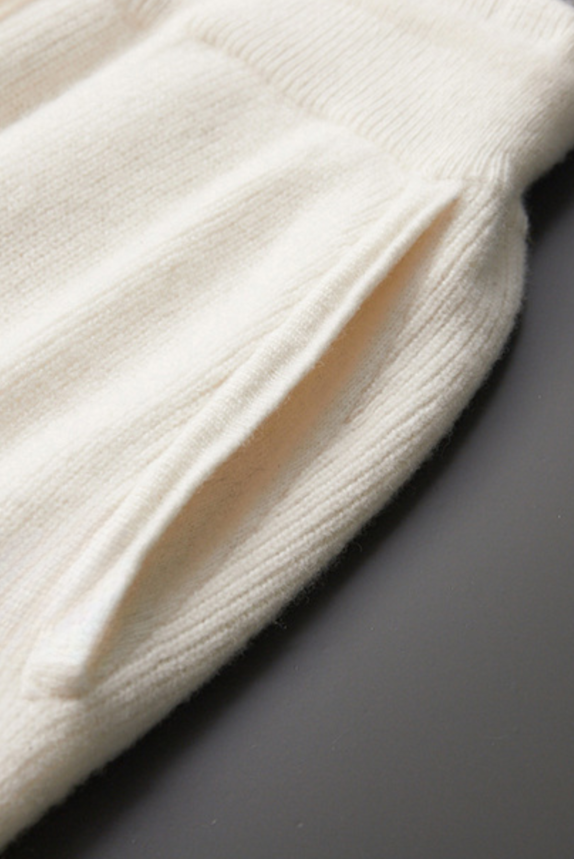 White Wool Jogger Set