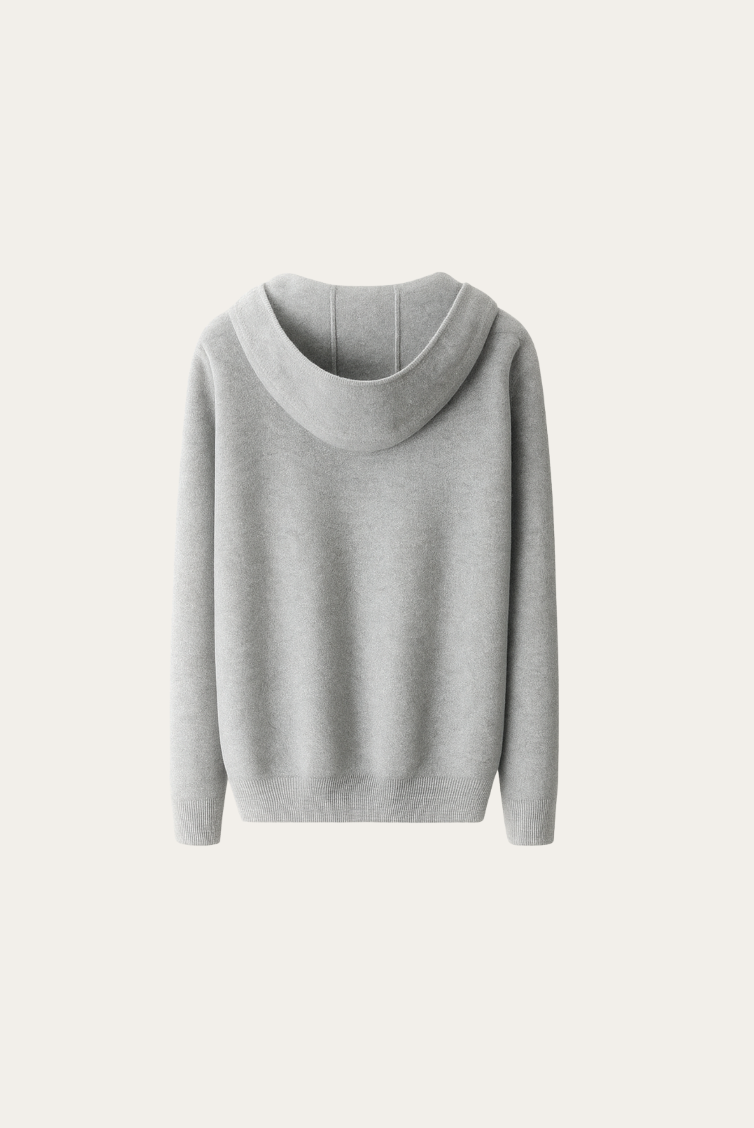 Grey Wool Zip Jacket