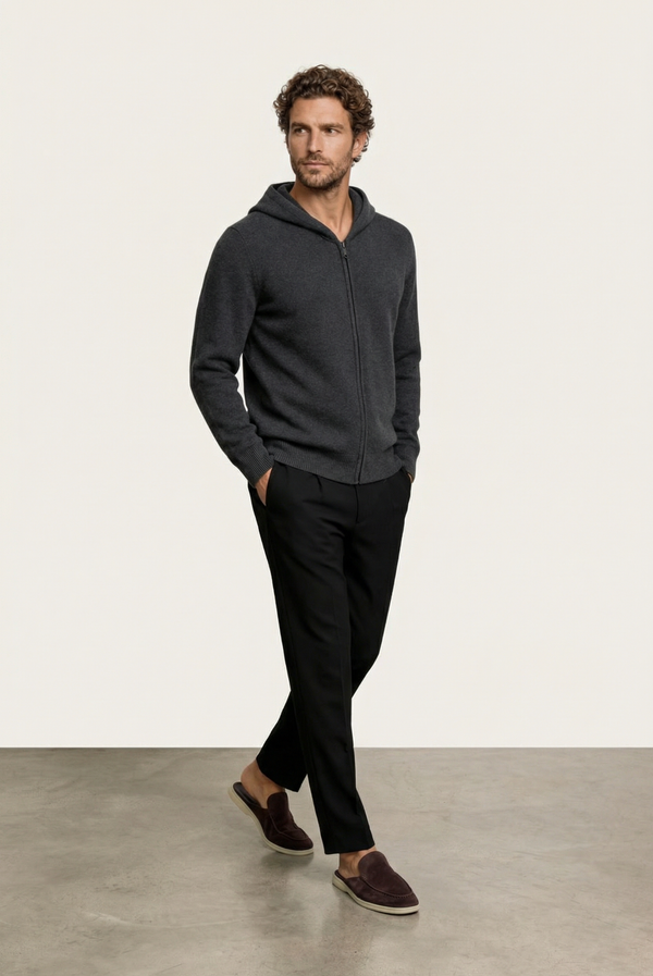 Grey Cashmere Vest