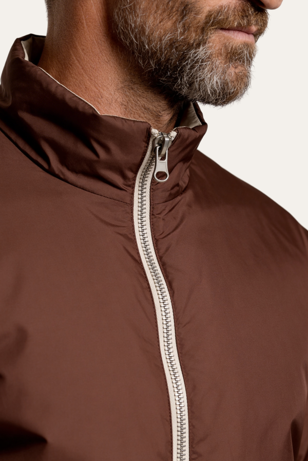 Brown Windbreaker