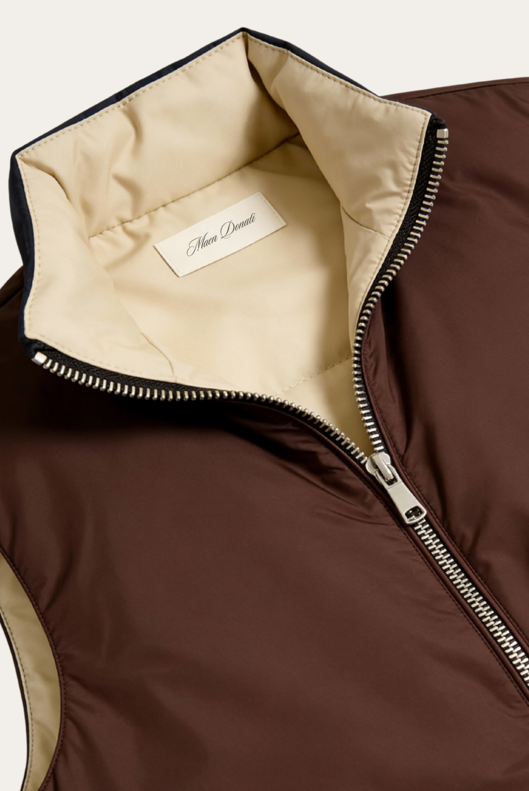 Brown Engineered Gilet