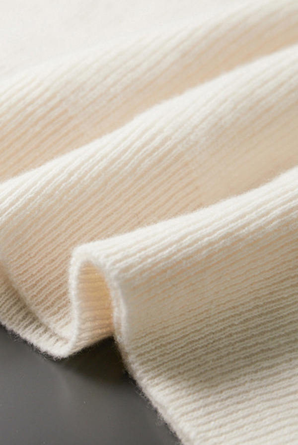 White Wool Jogger Set
