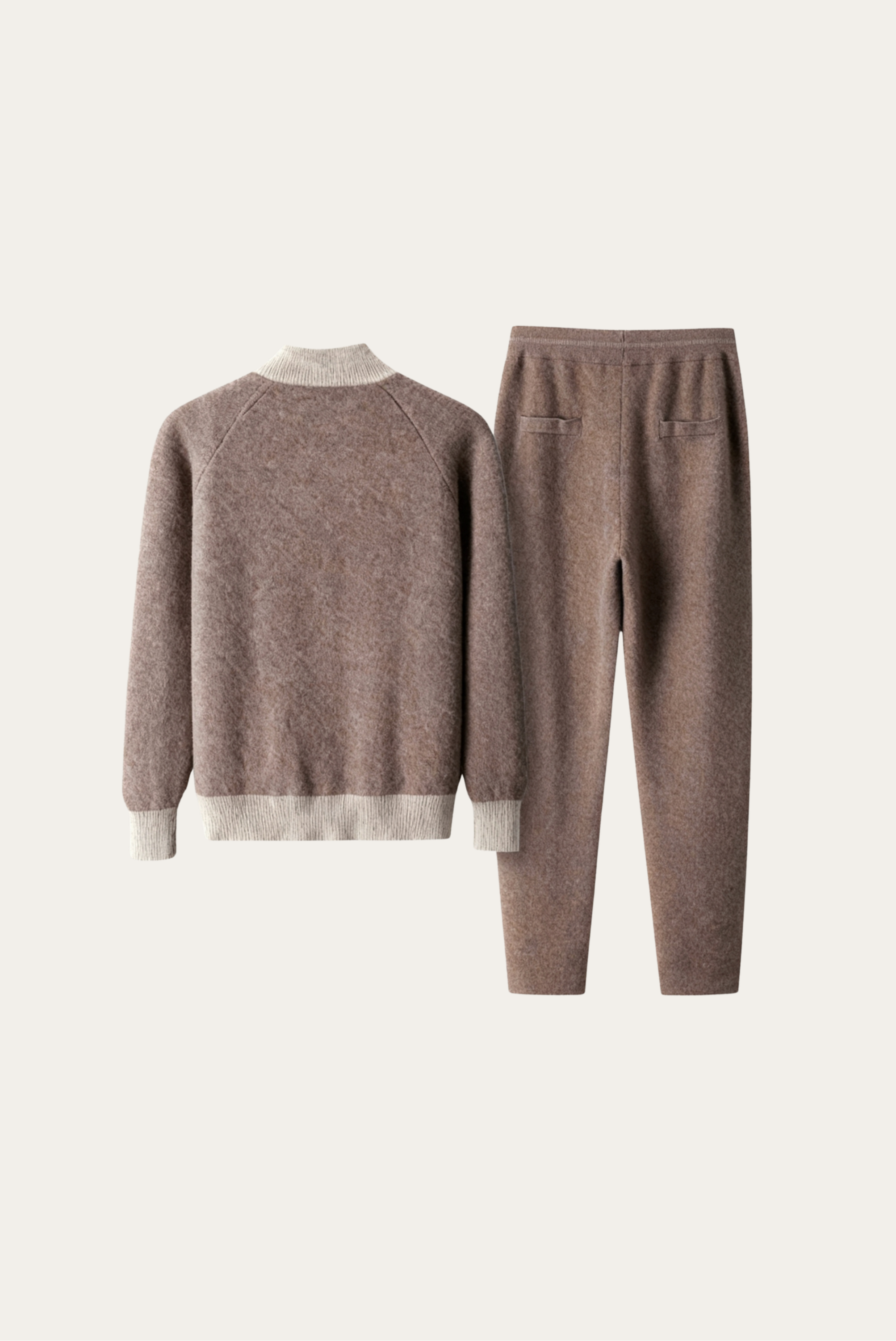 Beige Cashmere Set
