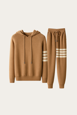 Tan Wool Jogger Set