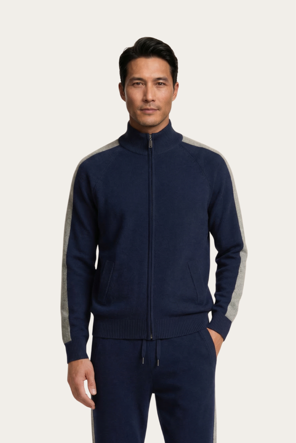 Navy Cashmere Set