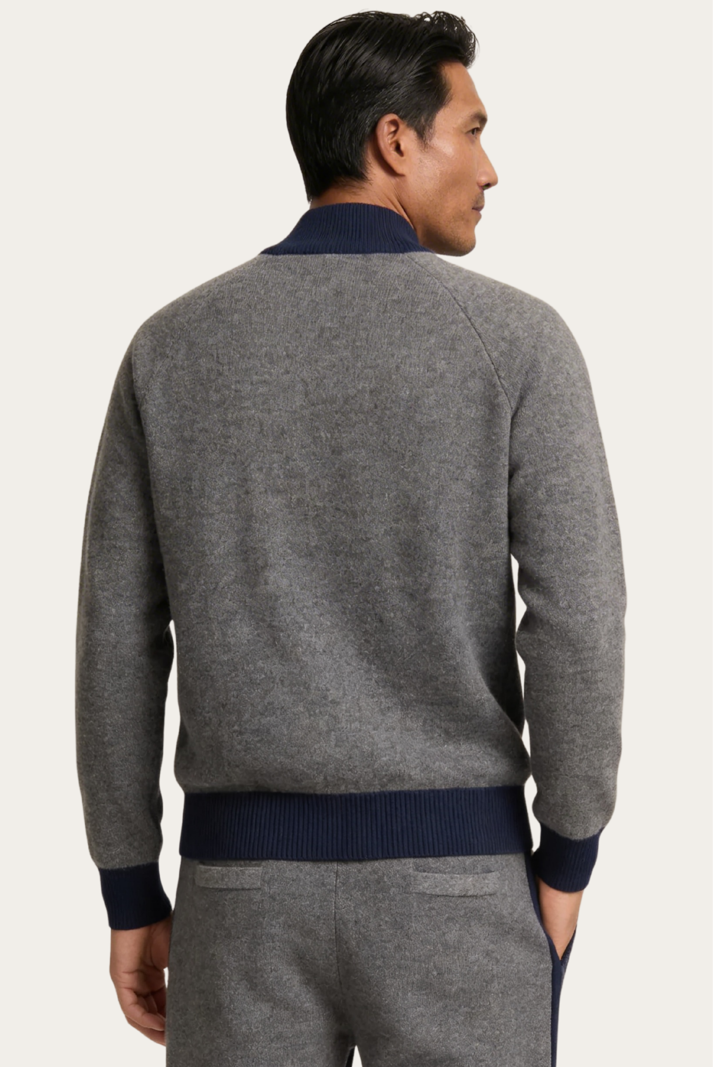 Navy Cashmere Set