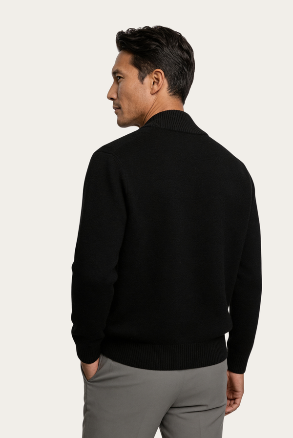 Black Cashmere Cardigan