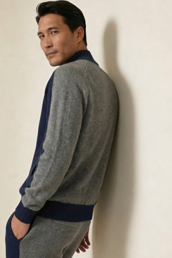 Navy Cashmere Set