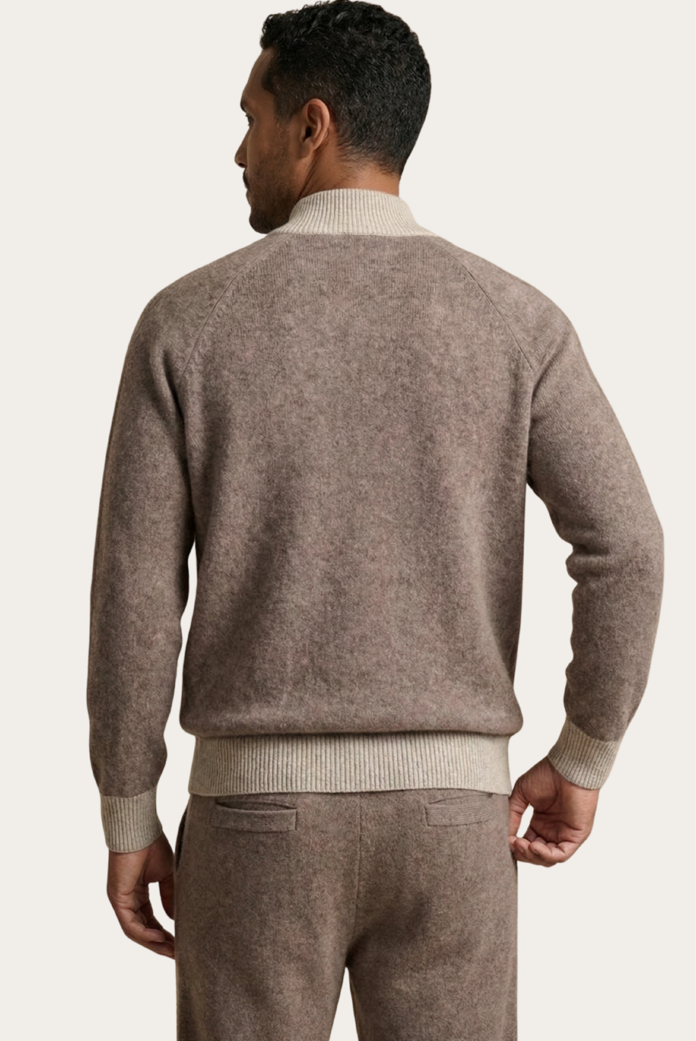 Beige Cashmere Set