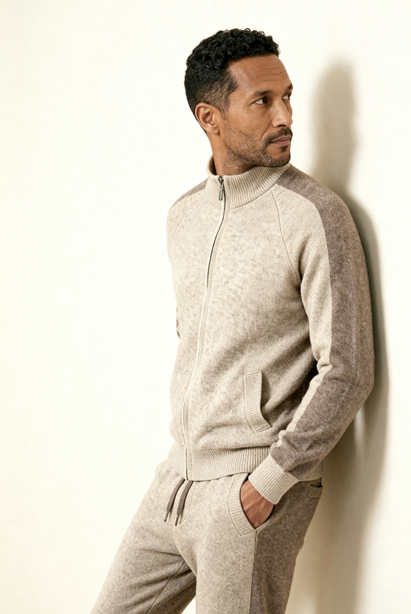 Beige Cashmere Set