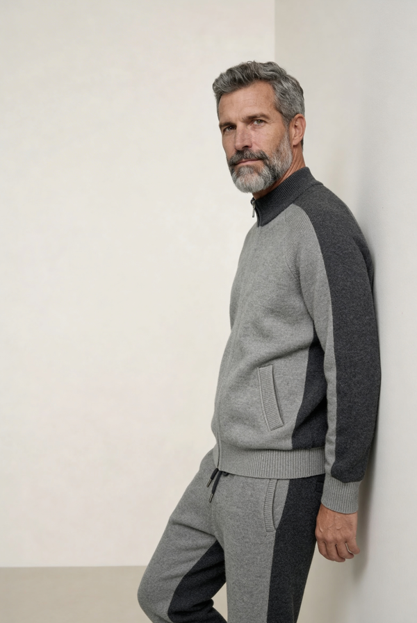 Grey Cashmere Set