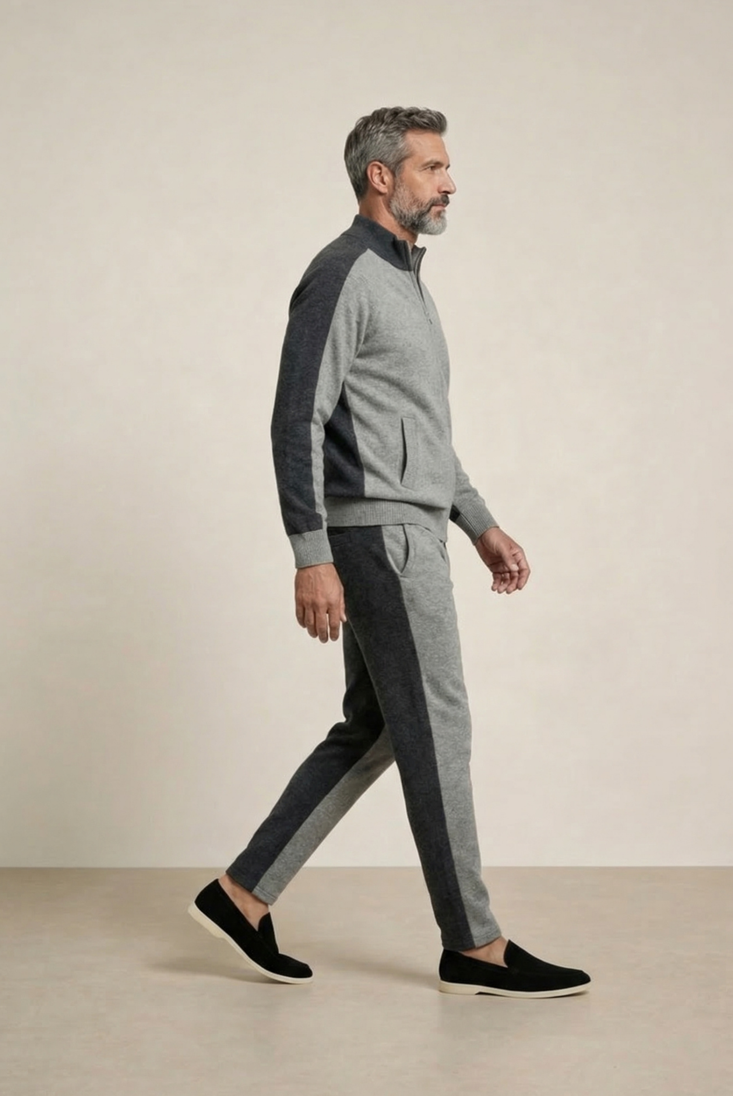 Grey Cashmere Set