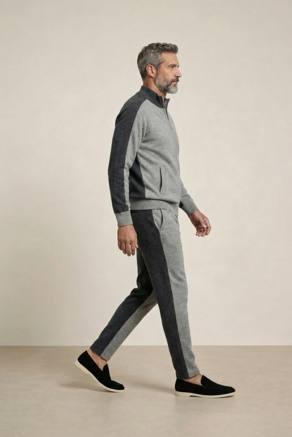 Grey Cashmere Set