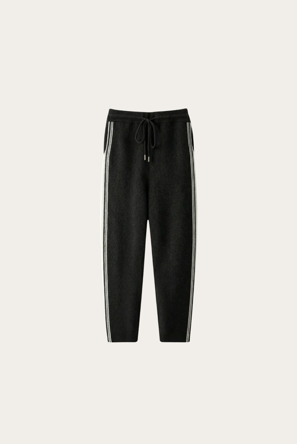 Black Merino Wool Pants